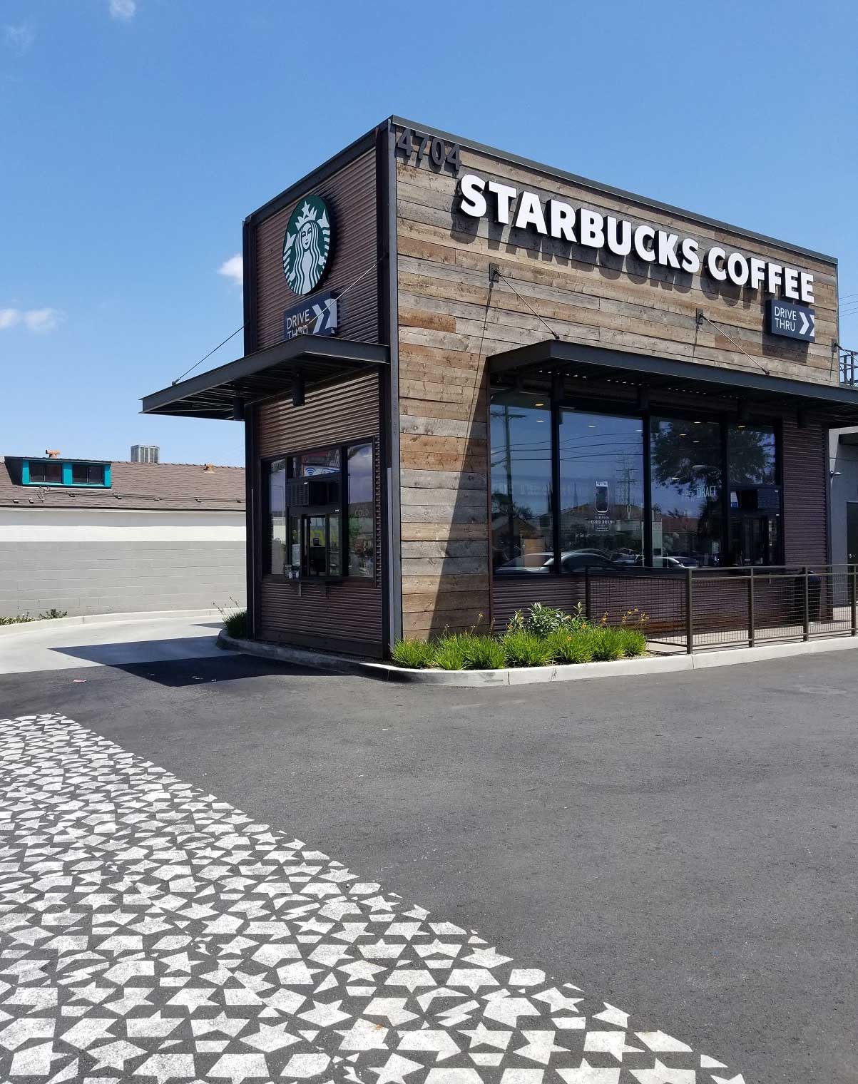 Cafenea Starbucks din constructie modulara tip container - Nomaad